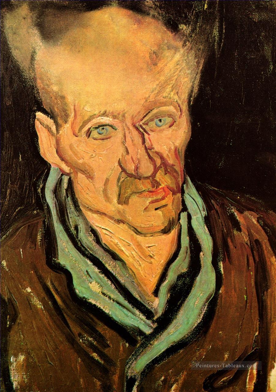 Portrait d’un patient à l’hôpital Saint Paul Vincent van Gogh Peintures à l'huile